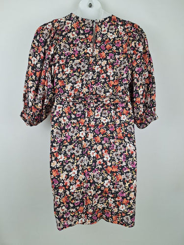 Second-Hand - Witchery Casual Linen Spring Flowers Mini Dress Size 10 - SwapUp
