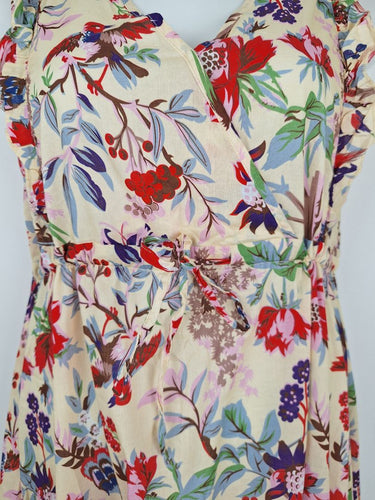 Second-Hand - Lollys Laundry Samo Floral Print Midi Dress Size M - SwapUp