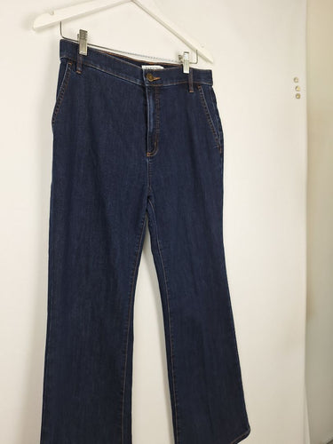 Second-Hand - Sportscraft Dark Wash Boot Cut Jeans Size 10 - SwapUp