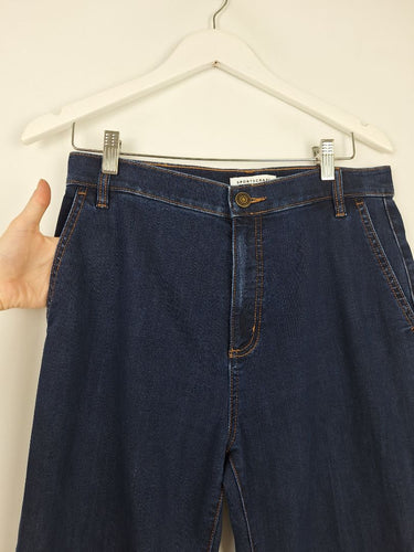 Second-Hand - Sportscraft Dark Wash Boot Cut Jeans Size 10 - SwapUp