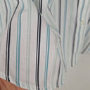 Second-Hand - David Lawrence Essential Shades of Blue Striped Shirt Size 12 - SwapUp