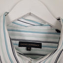 Second-Hand - David Lawrence Essential Shades of Blue Striped Shirt Size 12 - SwapUp