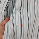 Second-Hand - David Lawrence Essential Shades of Blue Striped Shirt Size 12 - SwapUp