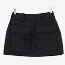 Second-Hand - Blanca Boxed Pocked Noir Utility Mini Skirt Size M - SwapUp