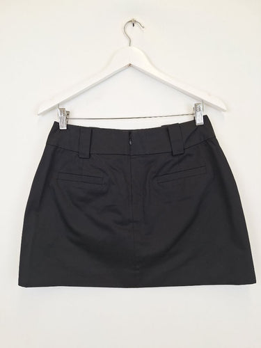 Second-Hand - Blanca Boxed Pocked Noir Utility Mini Skirt Size M - SwapUp