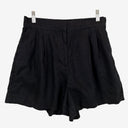 Second-Hand - Nude Lucy Everyday Pleated Thilda Linen Shorts Size M - SwapUp
