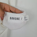 Second-Hand - Sovere Vanilla Ribbed Halter Neck Top Size 10 - SwapUp