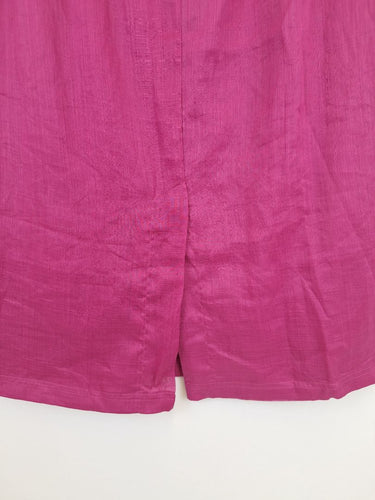 Second-Hand - Adorne Magenta Albany Straight Midi Skirt Size 10 - SwapUp