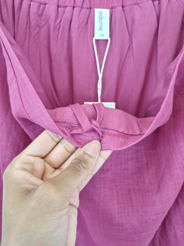 Second-Hand - Adorne Magenta Albany Straight Midi Skirt Size 10 - SwapUp