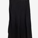 Second-Hand - Assorted Brands Classic Bias Cut Linen Midi Skirt Size 14 - SwapUp