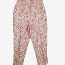 Second-Hand - Keepsake Baby Pink Entrance Jacquard Floral Pants Size XS - SwapUp