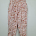 Second-Hand - Keepsake Baby Pink Entrance Jacquard Floral Pants Size XS - SwapUp