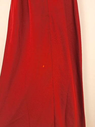 Second-Hand - Misha Ramira Burgundy Cut Out Maxi Dress Size M - SwapUp