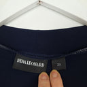 Second-Hand - Nina Leonard Everyday Navy Draped Front Cardigan Size 3X - SwapUp