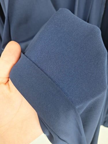 Second-Hand - Nina Leonard Everyday Navy Draped Front Cardigan Size 3X - SwapUp