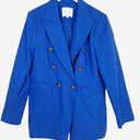 Second-Hand - Witchery Royal Blue Linen Blazer Size 10 - SwapUp