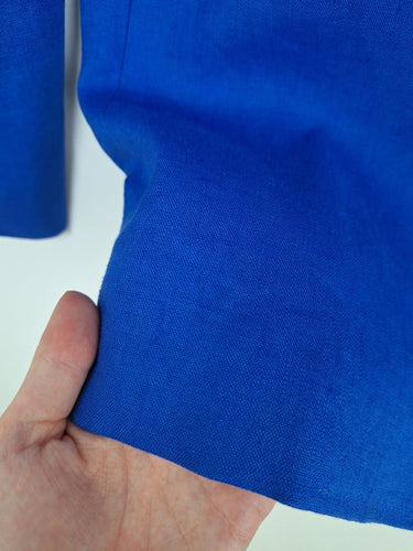 Second-Hand - Witchery Royal Blue Linen Blazer Size 10 - SwapUp