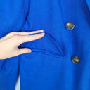 Second-Hand - Witchery Royal Blue Linen Blazer Size 10 - SwapUp