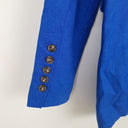 Second-Hand - Witchery Royal Blue Linen Blazer Size 10 - SwapUp