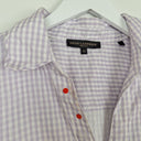 Second-Hand - David Lawrence Lavender Gingham Shirt Size 12 - SwapUp