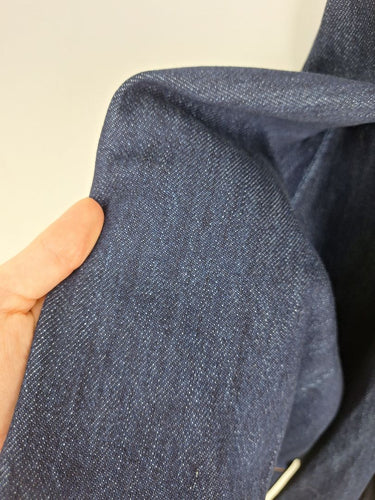 Second-Hand - Commonry Deep Indigo Denim Contrast Stitch Skirt Size 10 - SwapUp