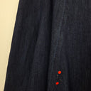 Second-Hand - Commonry Deep Indigo Denim Contrast Stitch Skirt Size 10 - SwapUp