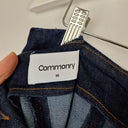 Second-Hand - Commonry Deep Indigo Denim Contrast Stitch Skirt Size 10 - SwapUp