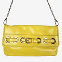 Second-Hand - Nine West Canary Yellow Eyelet Bag - SwapUp