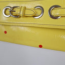Second-Hand - Nine West Canary Yellow Eyelet Bag - SwapUp