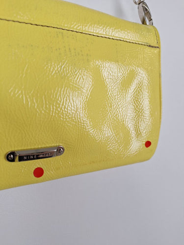 Second-Hand - Nine West Canary Yellow Eyelet Bag - SwapUp