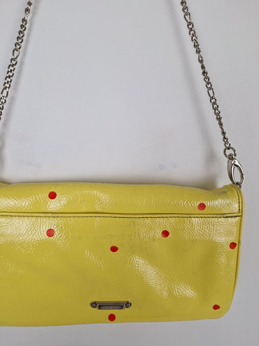 Second-Hand - Nine West Canary Yellow Eyelet Bag - SwapUp