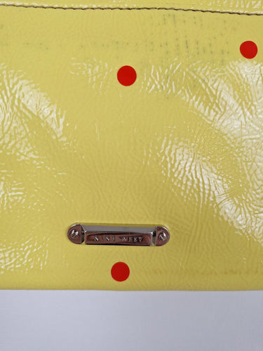 Second-Hand - Nine West Canary Yellow Eyelet Bag - SwapUp