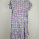 Second-Hand - Adrift Scooped Mauve Shift Midi Dress Size S - SwapUp