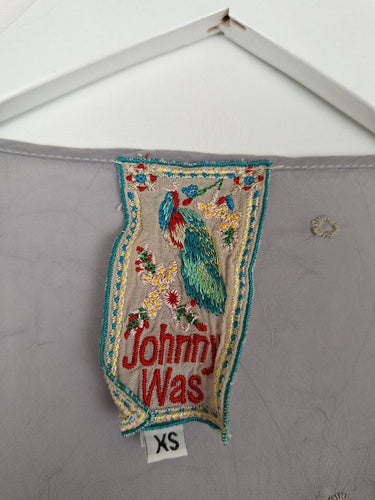 Second-Hand - Johnny Was Resort Embroidered Floral Swing Top Size XS - SwapUp