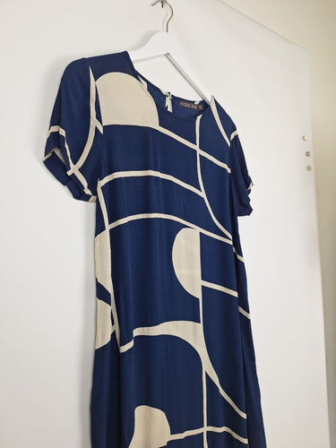 Second-Hand - Mister Zimi Colour Block Shift Mini Dress Size 10 - SwapUp