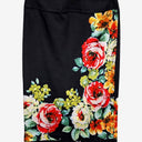Second-Hand - Review Lace Trimmed Floral Pencil Midi Skirt Size 8 - SwapUp