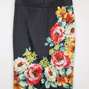 Second-Hand - Review Lace Trimmed Floral Pencil Midi Skirt Size 8 - SwapUp