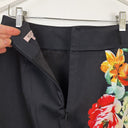 Second-Hand - Review Lace Trimmed Floral Pencil Midi Skirt Size 8 - SwapUp