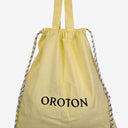 Second-Hand - Oroton Lemon Everyday Cotton Drawstring Bag - SwapUp