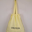 Second-Hand - Oroton Lemon Everyday Cotton Drawstring Bag - SwapUp