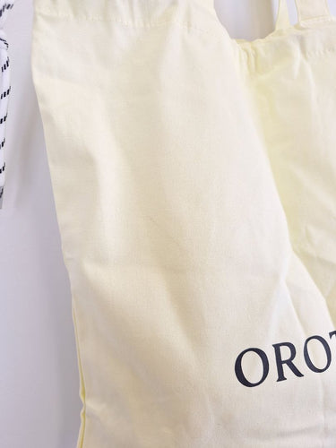 Second-Hand - Oroton Lemon Everyday Cotton Drawstring Bag - SwapUp