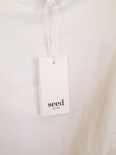 Second-Hand - Seed Whisper White Asymmetric Top Size XS - SwapUp