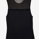 Second-Hand - Veronika Maine Onyx Contrast Knit Tank Top Size M - SwapUp