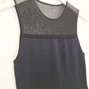 Second-Hand - Veronika Maine Onyx Contrast Knit Tank Top Size M - SwapUp