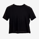 Second-Hand - Oxford Black Fine Mesh Baby T-shirt Size 6 - SwapUp
