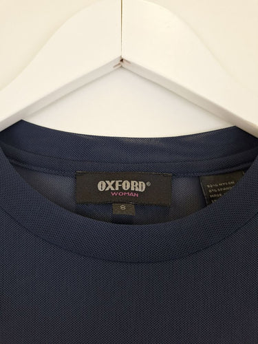 Second-Hand - Oxford Light Navy Fine Mesh Baby T-shirt Size 8 - SwapUp