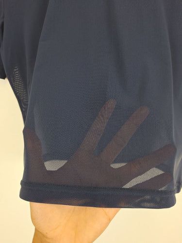 Second-Hand - Oxford Light Navy Fine Mesh Baby T-shirt Size 8 - SwapUp
