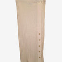 Second-Hand - Saba Milk Ribbed Button Split Skirt Size M - SwapUp