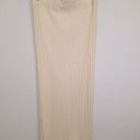 Second-Hand - Saba Milk Ribbed Button Split Skirt Size M - SwapUp