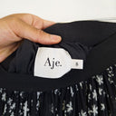 Second-Hand - Aje Petal Print Pleated Midi Skirt Size 8 - SwapUp